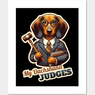 Judge Dachshund Posters and Art